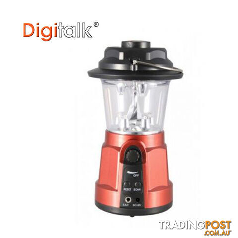 Portable Dynamo LED Lantern Radio with Built-In Compass