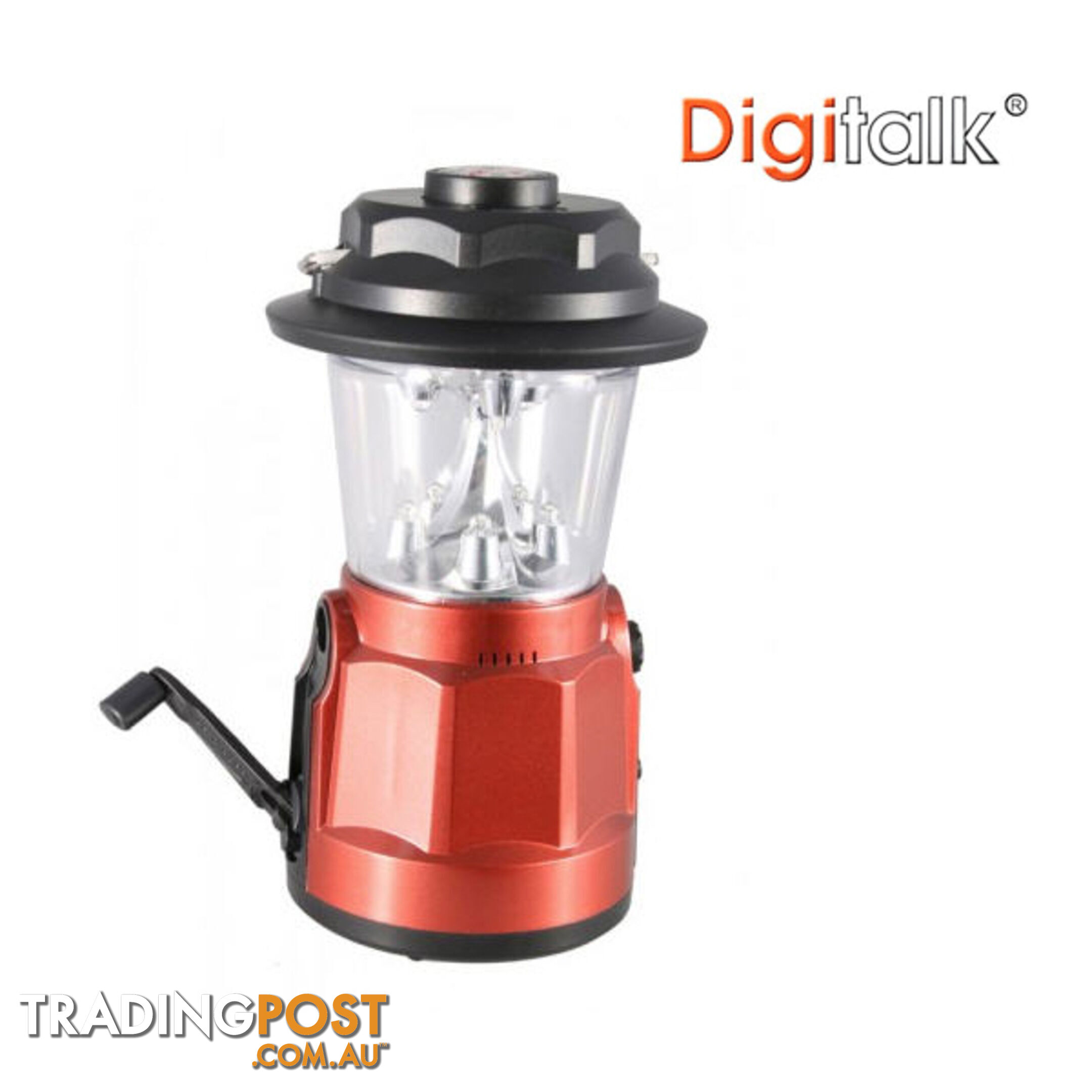 Portable Dynamo LED Lantern Radio with Built-In Compass