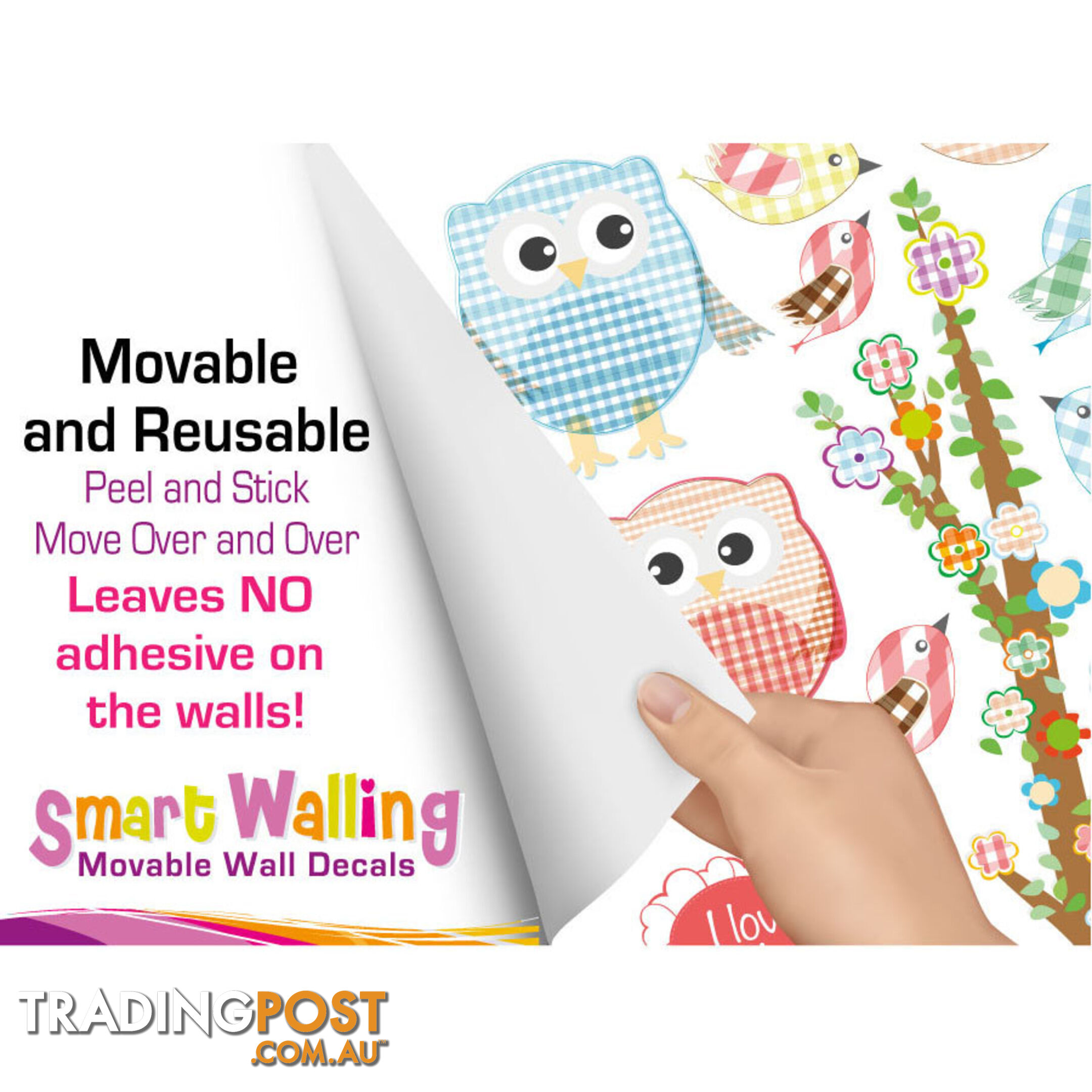 Love Owl-ways Tree Wall Stickers - Totally Movable