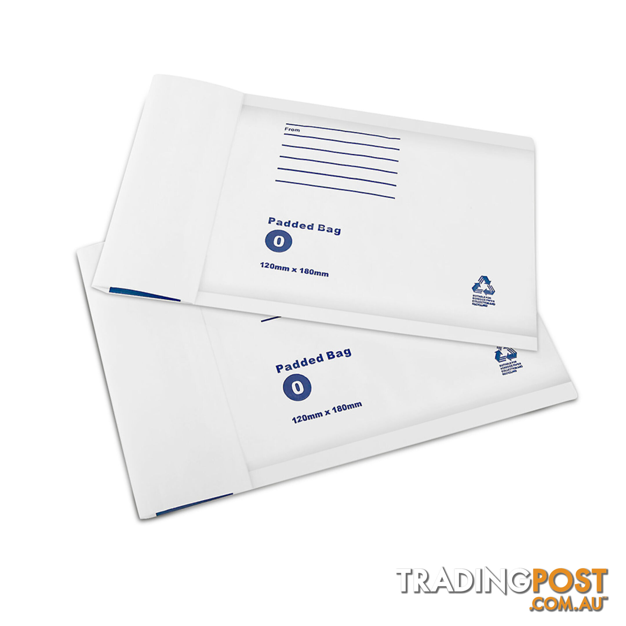 Set of 100 Bubble Padded Mailer Bag - 120mm x 180mm