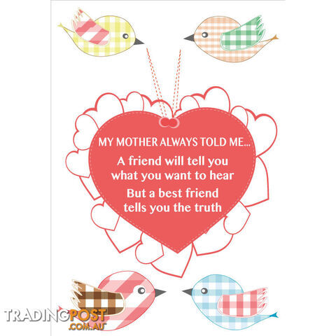 Large Size My Mother Told Me Wall Sticker Quotes - Totally Movable