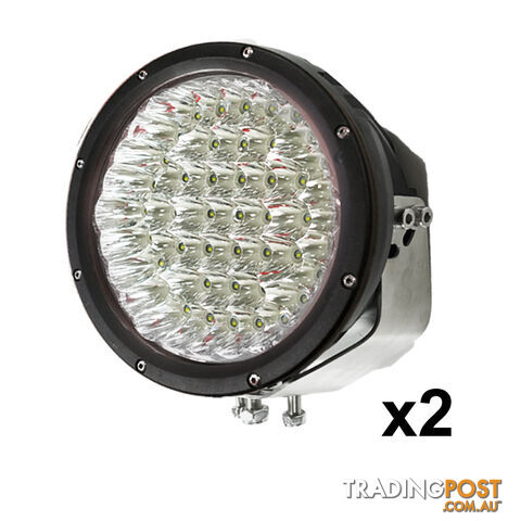 2X 9inch 315w CREE LED Driving Light Spot Beam Offroad Work Bar Lamp 4WD Black