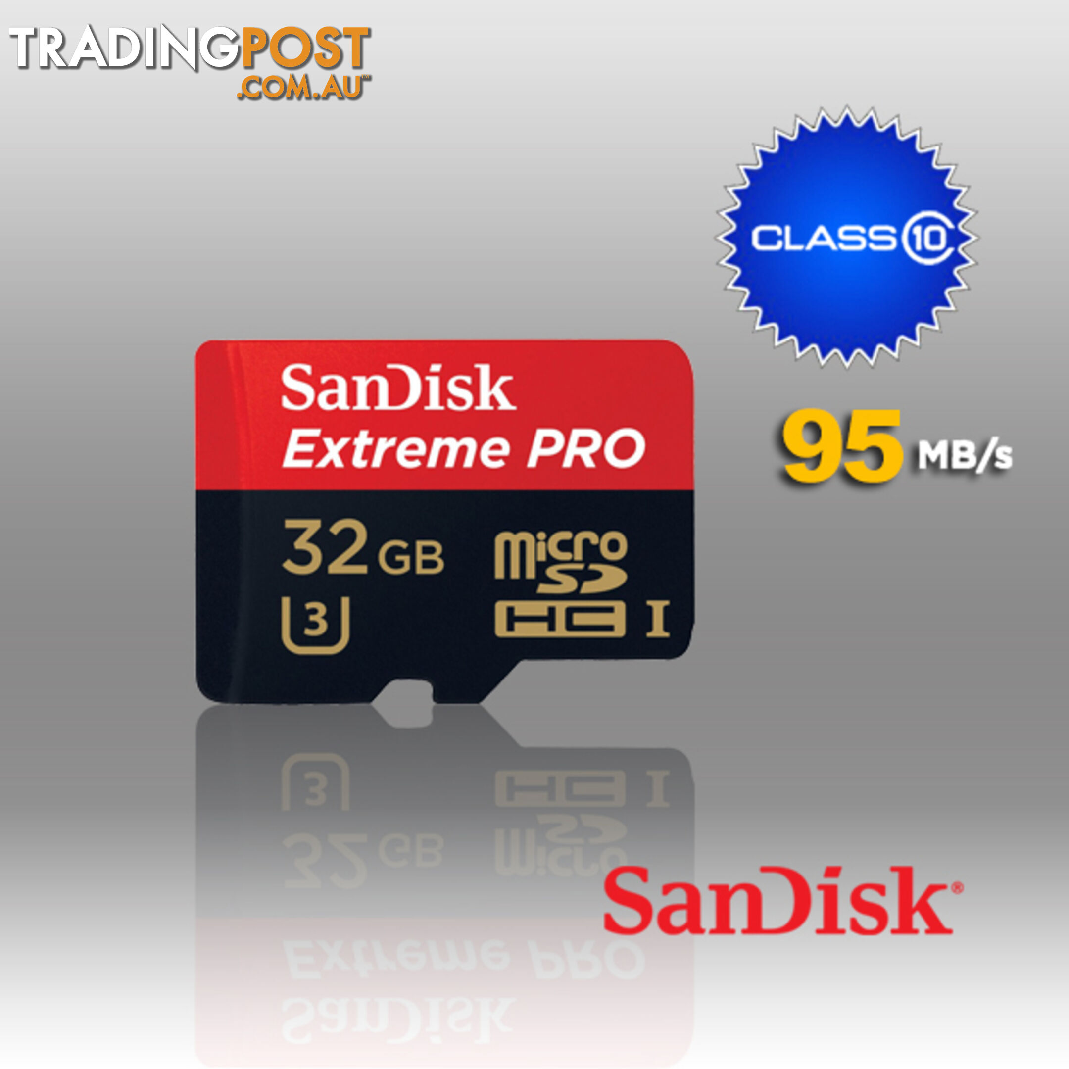 Sandisk 32GB Memory Card Extreme Pro MicroSDHC UHS-I CLASS 10 95mb/S