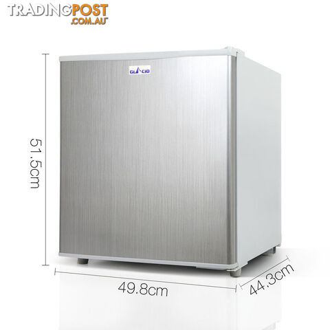 2-in-1 55L Caravan Bar Fridge Freezer Stainless Steel