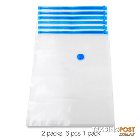 Set of 12 Vaccuum Storage Bags 50 x 70cm