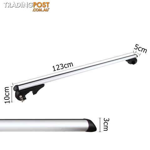 Universal Roof Racks Cross Bars 120cm Lockable