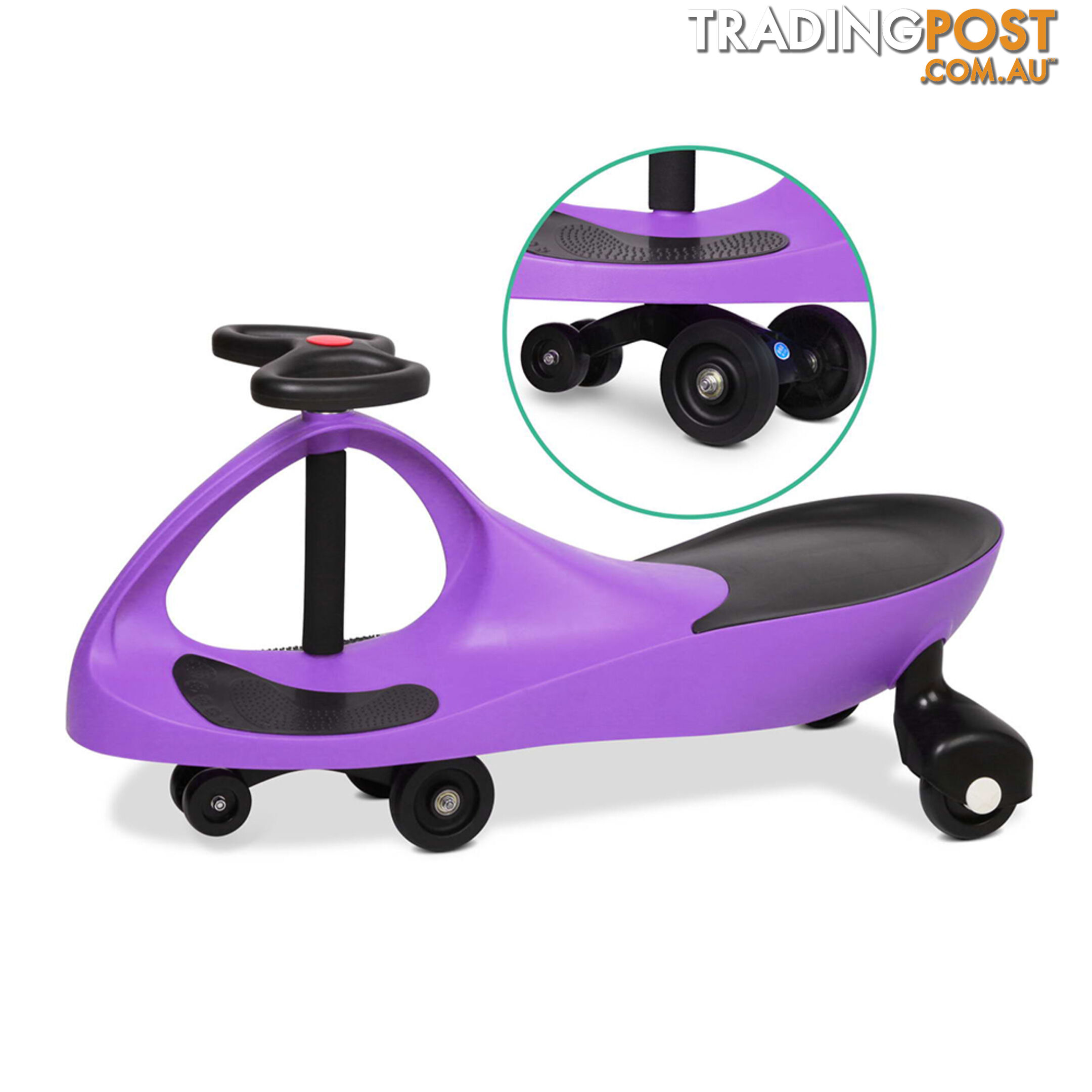 Pedal Free Swing Car - Purple