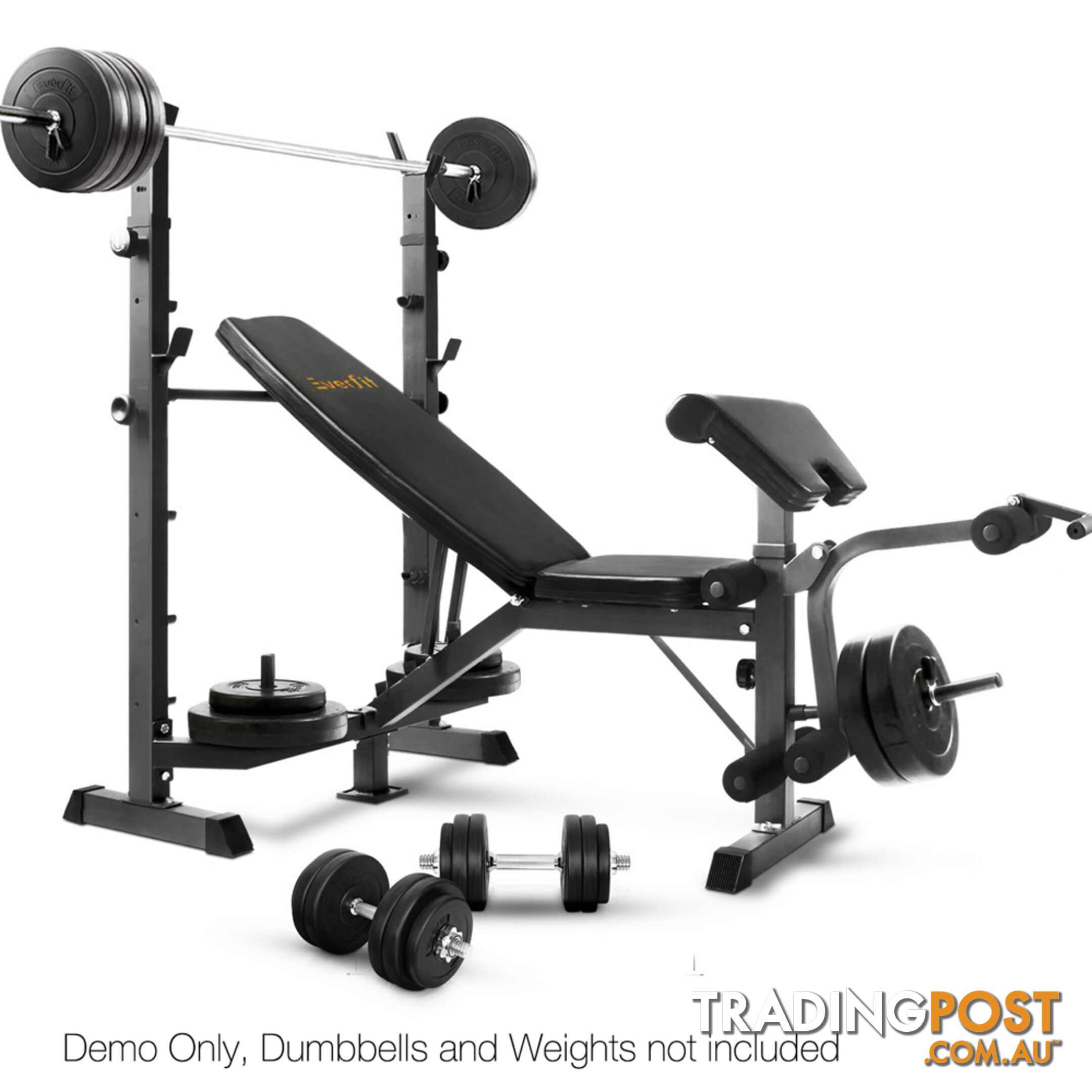 Multi-functional Fitness Bench Black