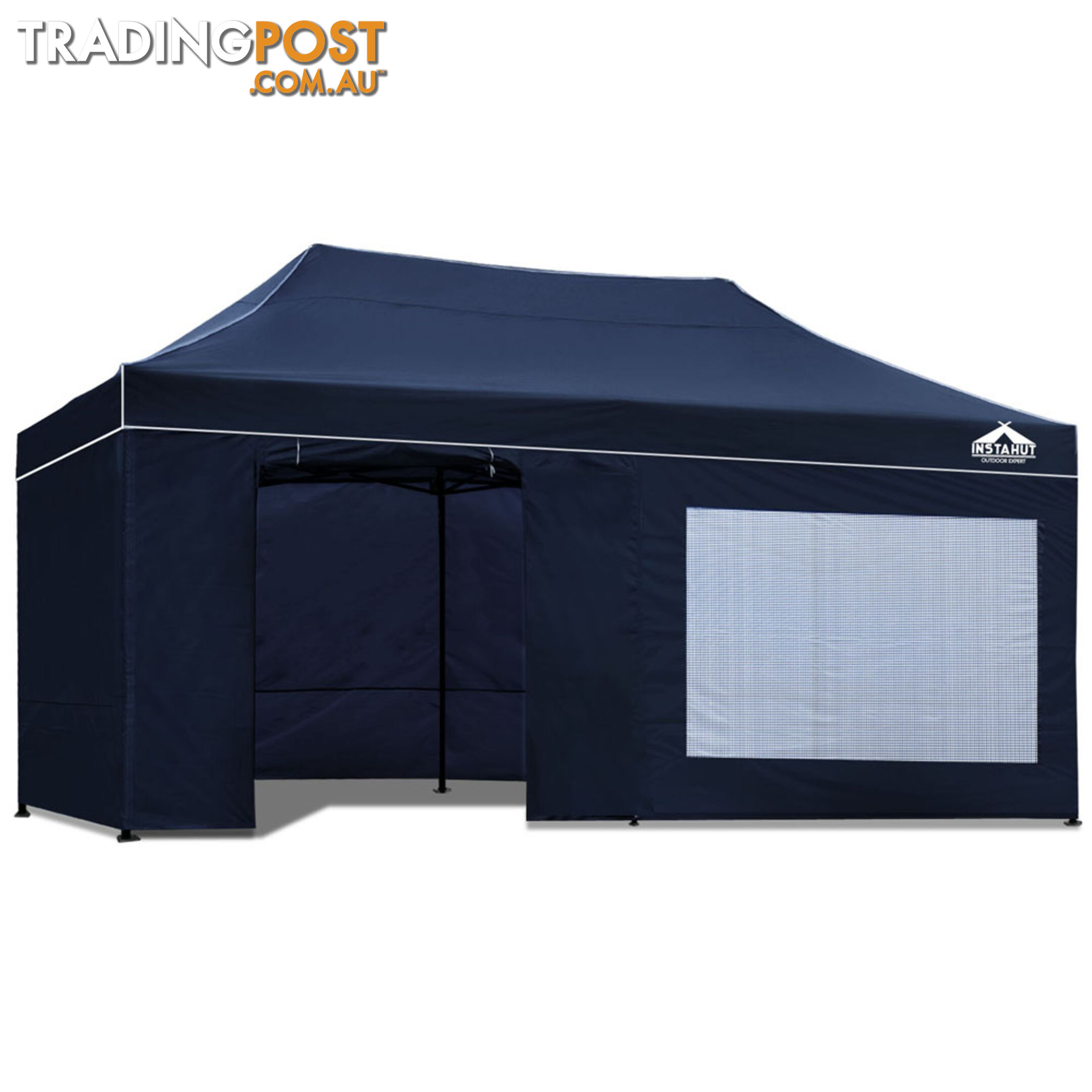 3x6 Pop Up Gazebo Hut with Sandbags Navy