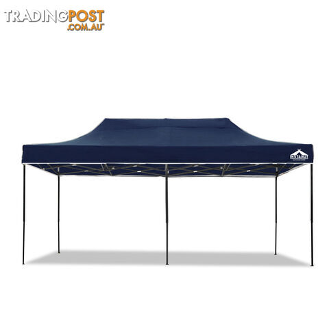 3x6 Pop Up Gazebo Hut with Sandbags Navy