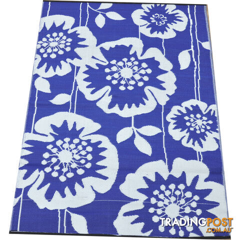 GODETIA Rug Purple & White 150x210cm