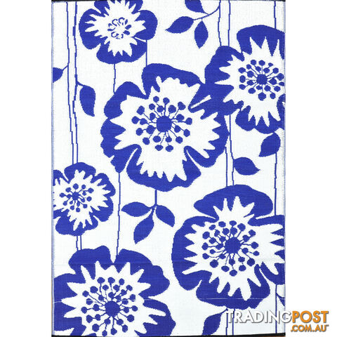 GODETIA Rug Purple & White 150x210cm