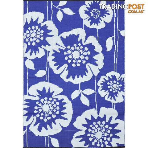 GODETIA Rug Purple & White 150x210cm