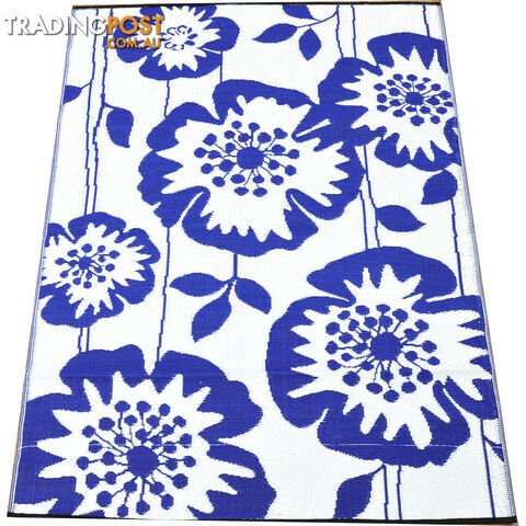 GODETIA Rug Purple & White 150x210cm