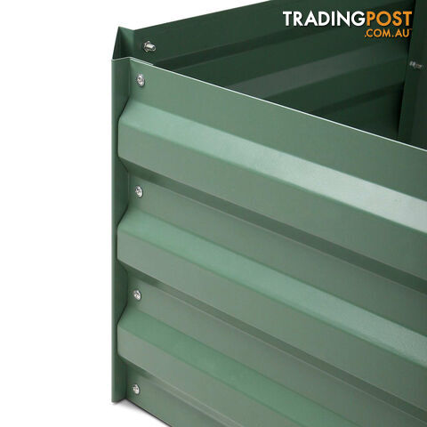 Galvanised Raised Garden Bed - 150 x 90 x 30cm - Green - photo 5 of 9