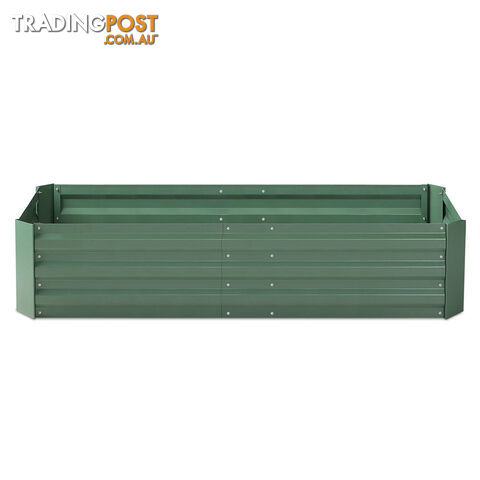 Galvanised Raised Garden Bed - 150 x 90 x 30cm - Green - photo 4 of 9