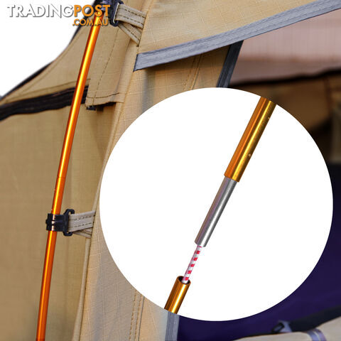 King Single Camping Canvas Swag Tent Beige with Air Pillow - photo 5 of 13