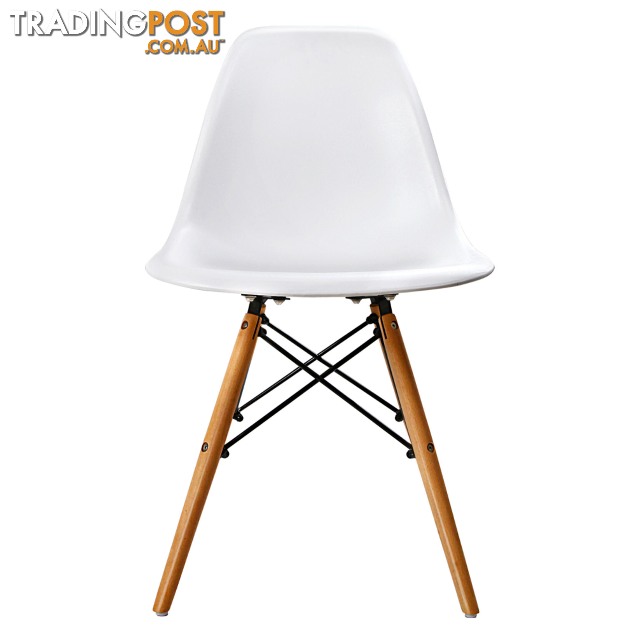 Set of 4 Dining Chair White