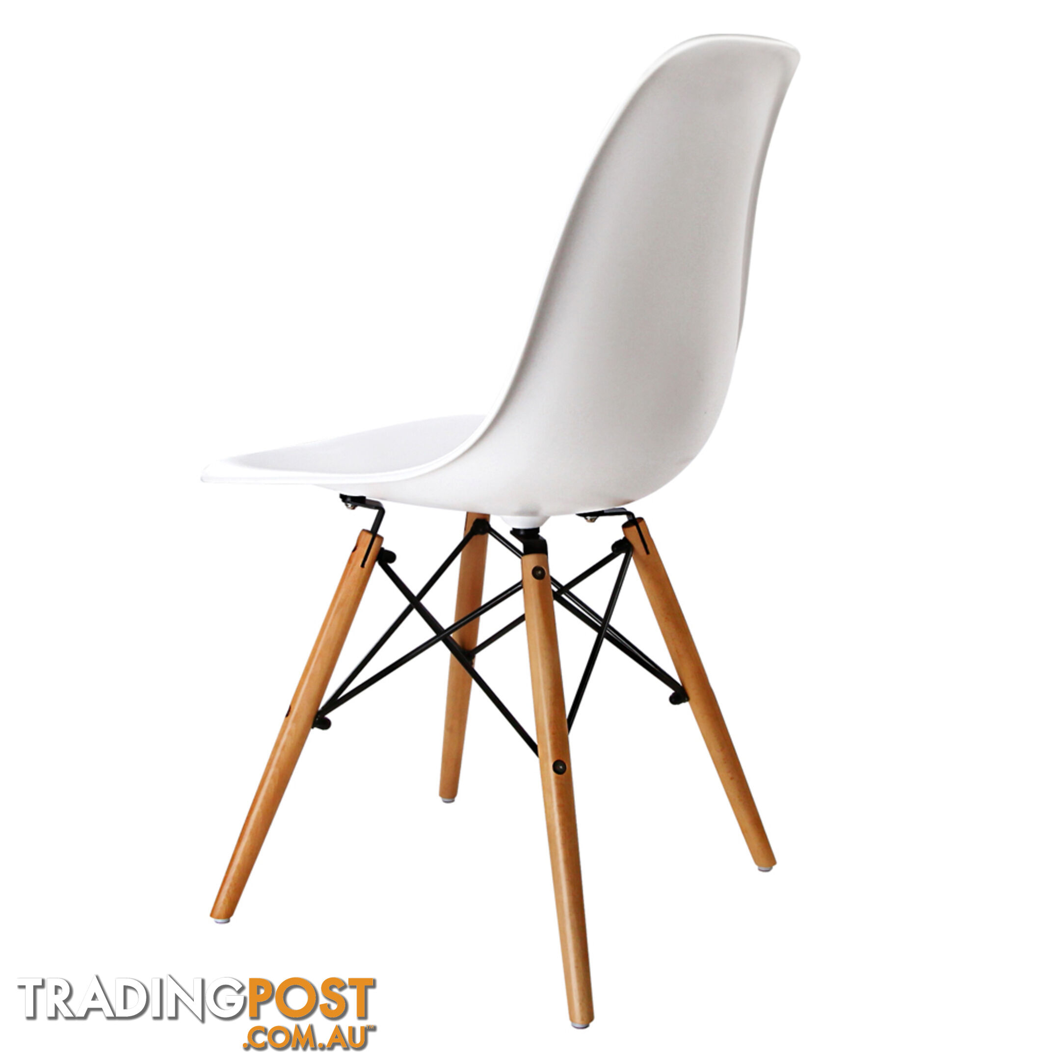 Set of 4 Dining Chair White