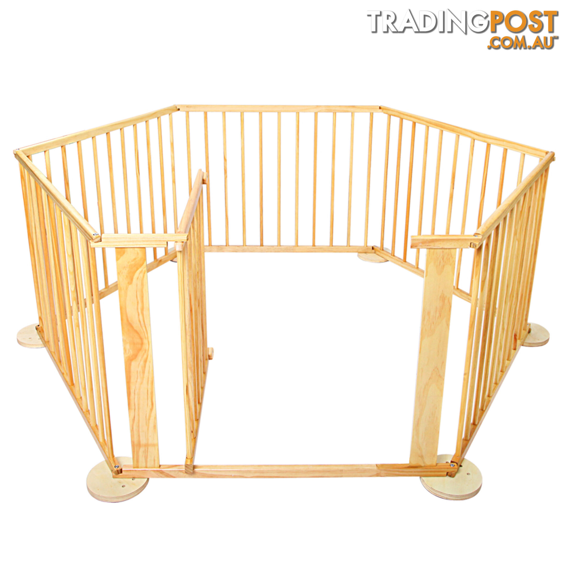 Baby Natural Wooden Playpen