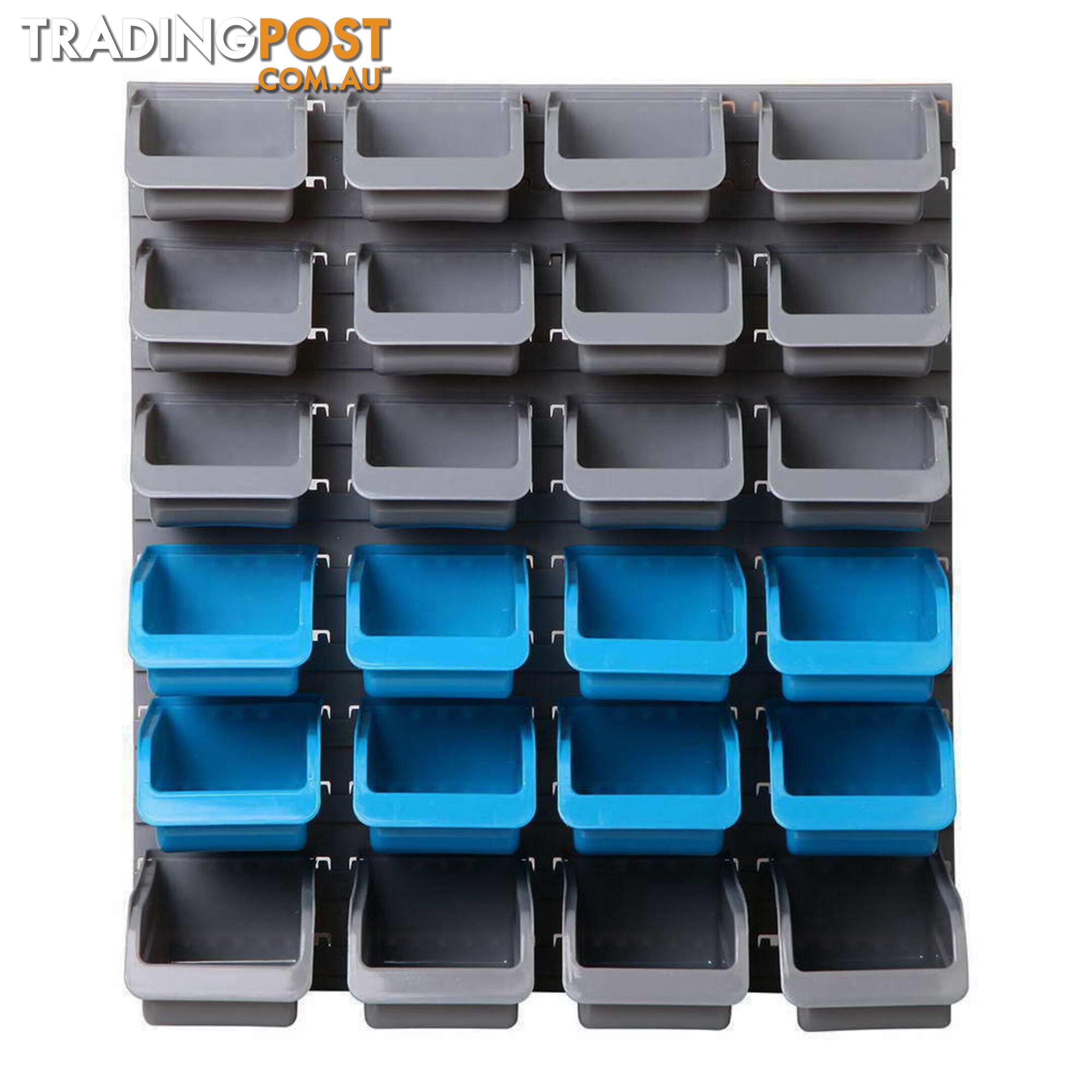 48 Piece Bin Wall Mounted Storage Rack