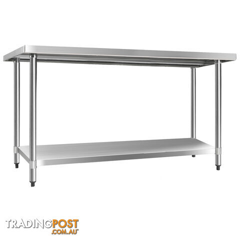 430 Stainless Steel Kitchen Work Bench Table 1524mm