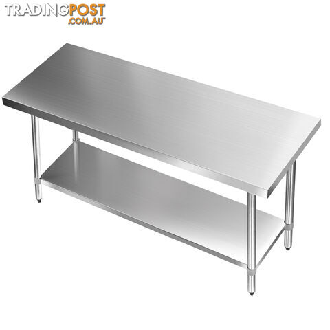 430 Stainless Steel Kitchen Work Bench Table 1524mm