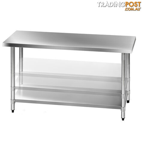 430 Stainless Steel Kitchen Work Bench Table 1524mm