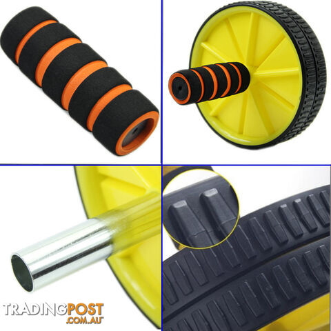 ABS Abdominal Exercise Wheel Gym Fitness Machine Body Strength Traning Roller - photo 3 of 5
