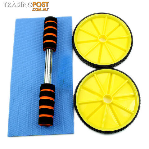 ABS Abdominal Exercise Wheel Gym Fitness Machine Body Strength Traning Roller - photo 2 of 5