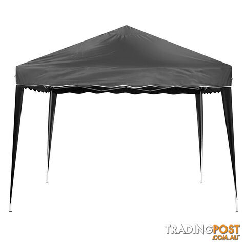 3m x 3m Folding Garden Outdoor Gazebo Marquee Black - photo 4 of 8