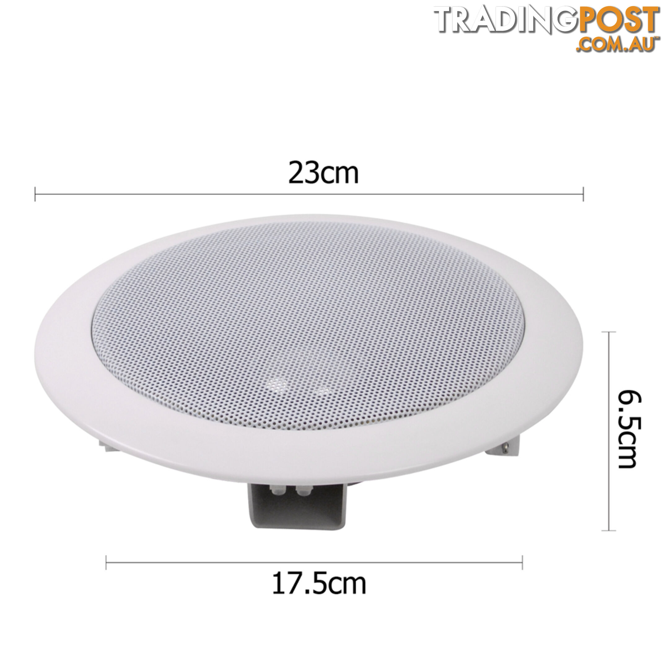 Set of 2 Home Theatre Round Ceiling Speaker 6 inch