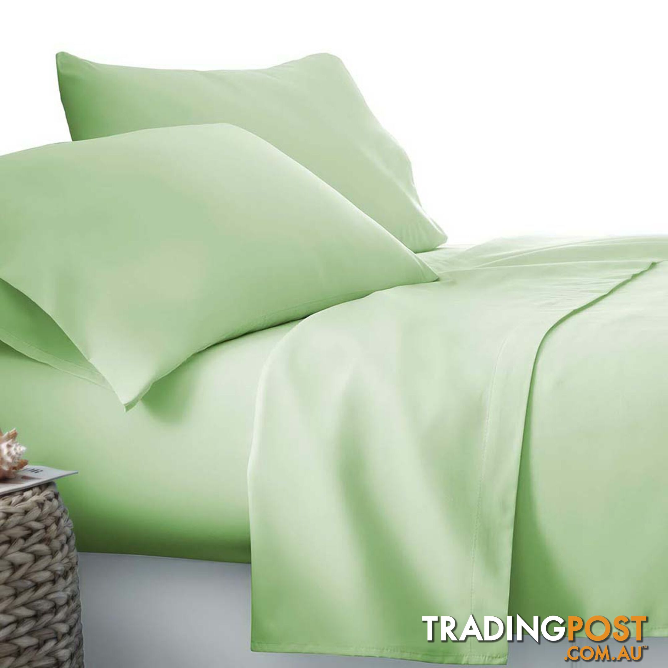 4 Piece Microfibre Sheet Set Queen _ÑÐ Green