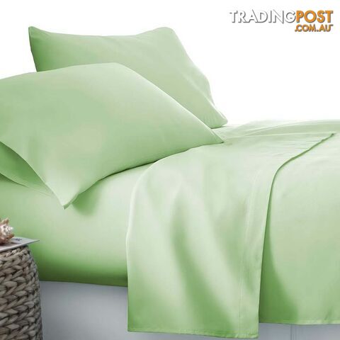 4 Piece Microfibre Sheet Set Queen _ÑÐ Green