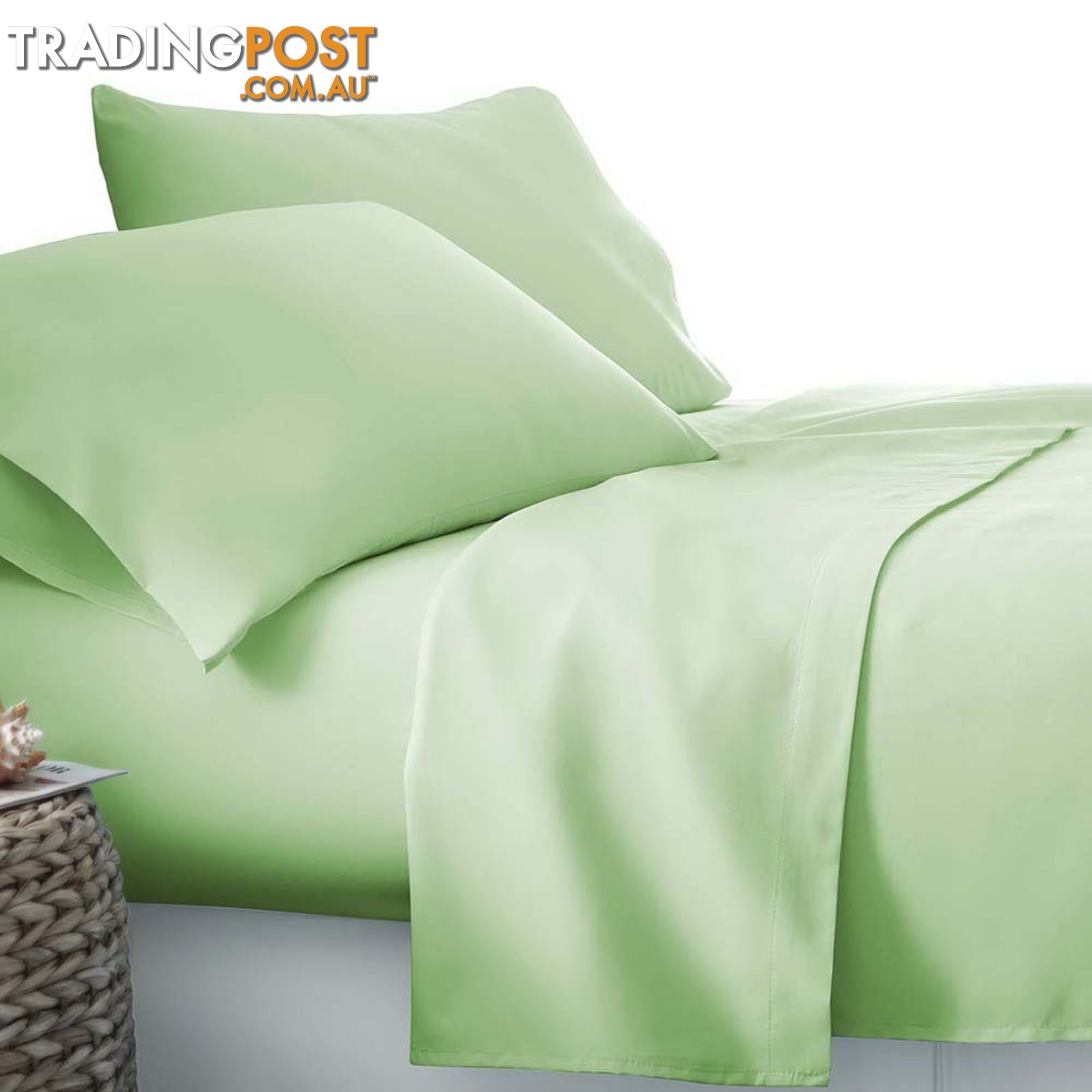 3 Piece Microfibre Sheet Set Single _ÑÐ Green