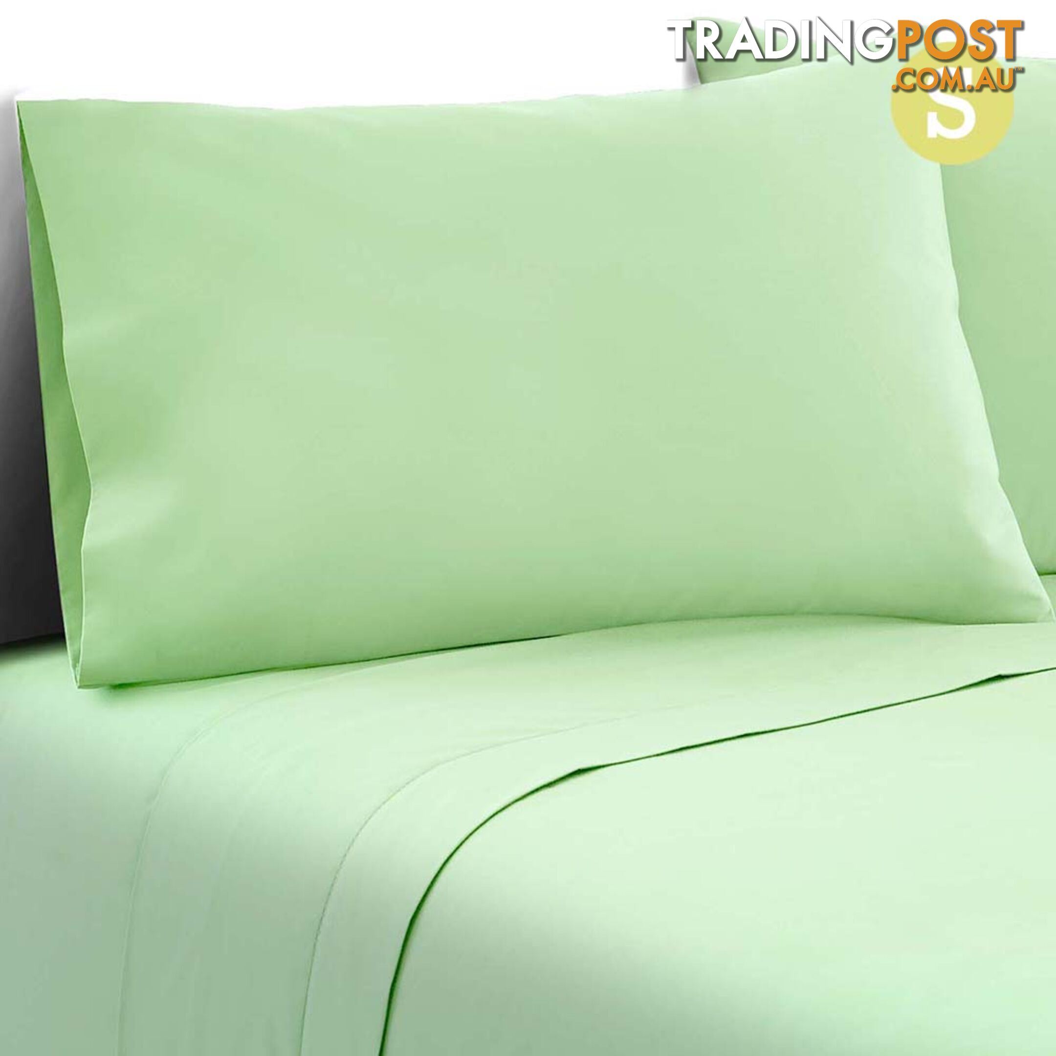 3 Piece Microfibre Sheet Set Single _ÑÐ Green