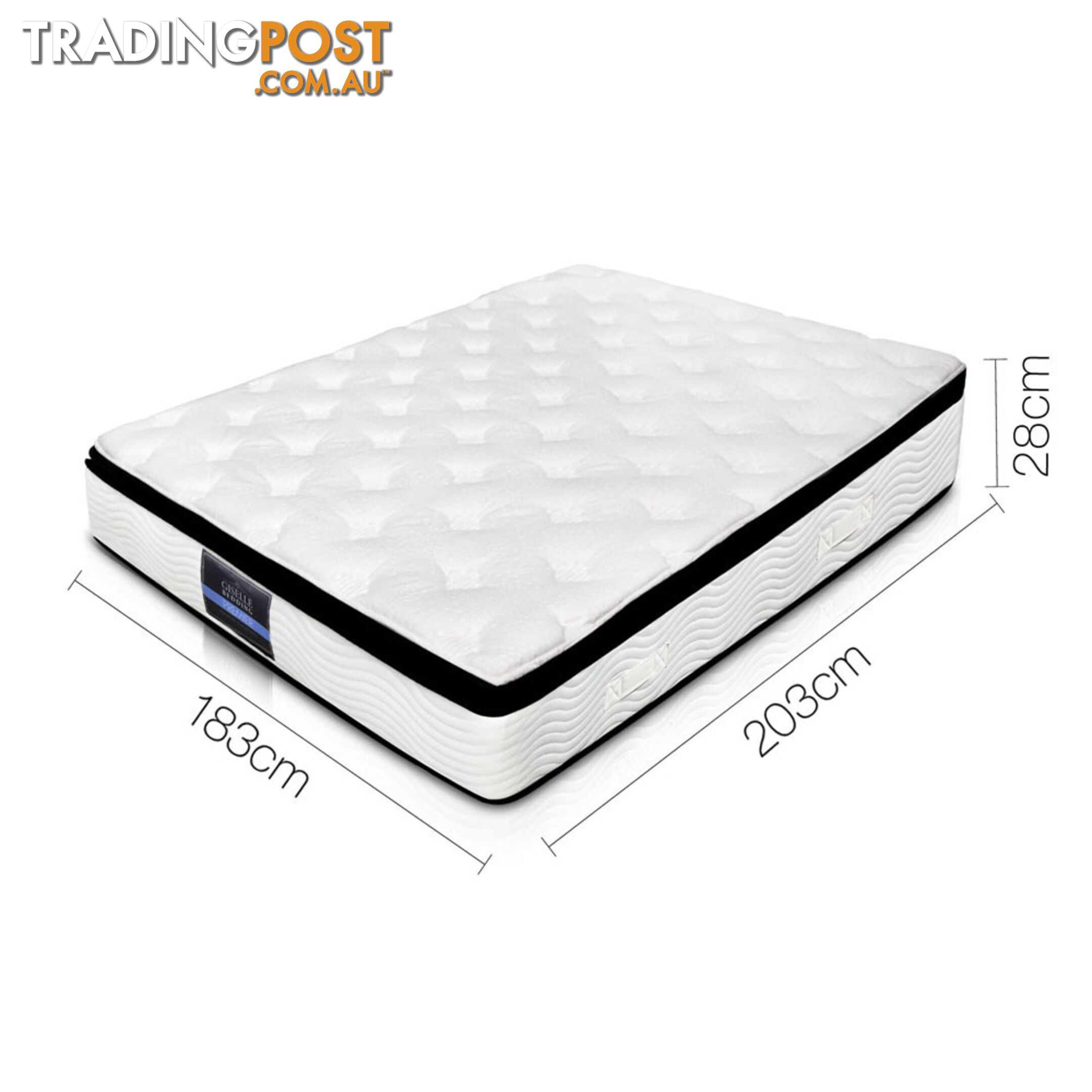 Latex Pillow Top Pocket Spring Mattress King