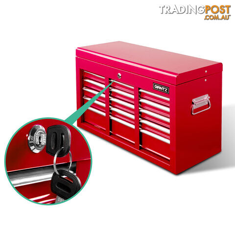 9 Drawers Tool Box Chest Red