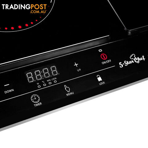 5 Star Chef Induction Cooktop Portable Duo