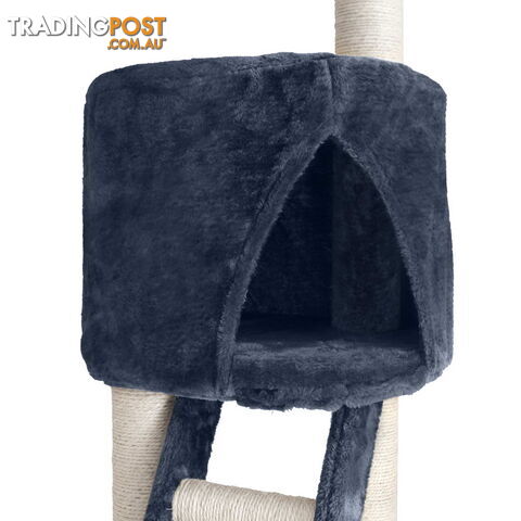 Cat Scratching Poles Post Furniture Tree 244cm Dark Grey