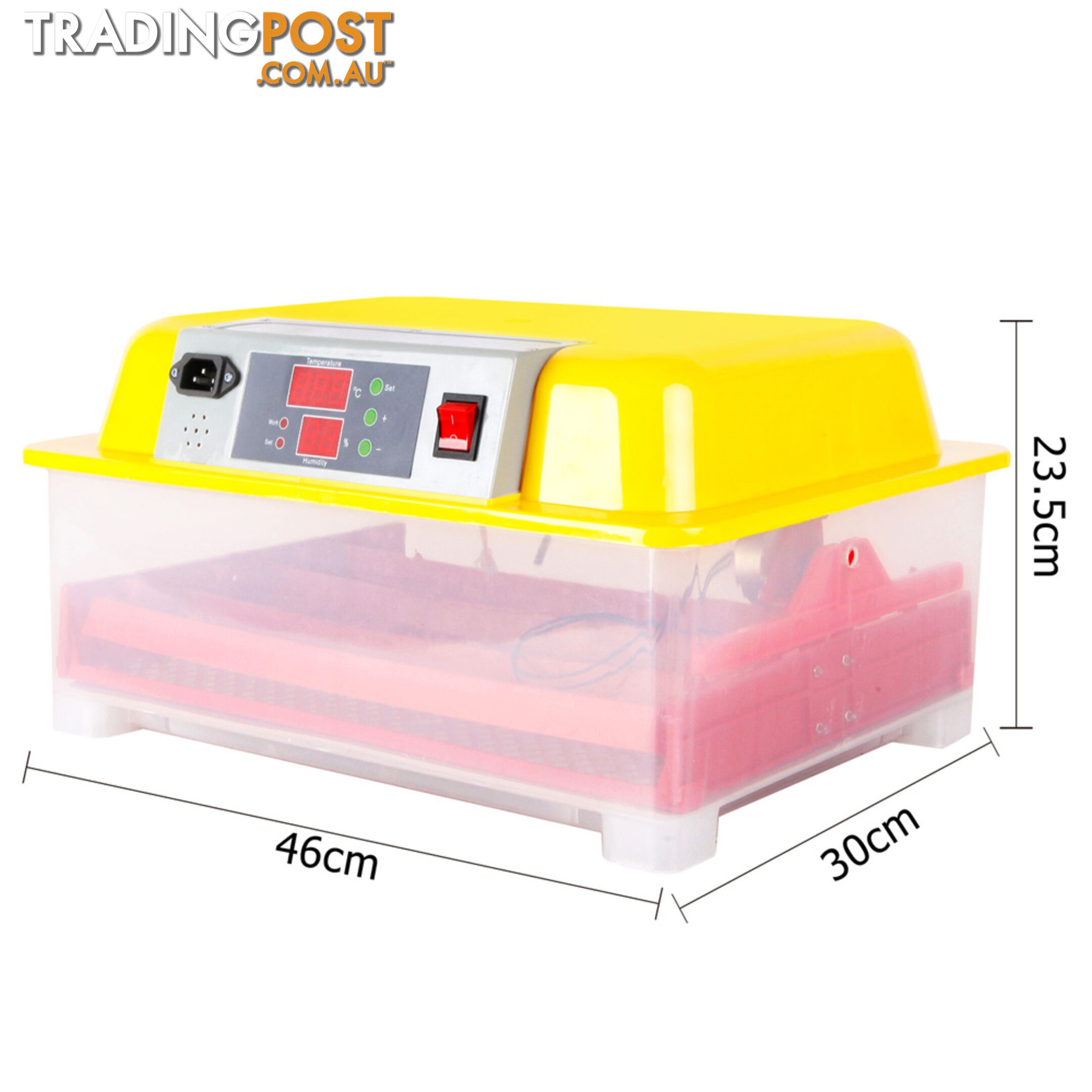 Automatic 24 Egg Incubator Yellow