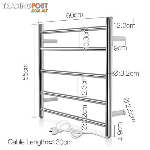 Electric Heated Towel Rail - Small