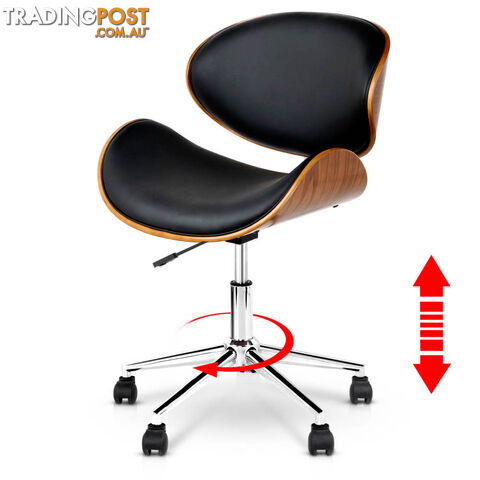 PU Leather Curved Office Chair