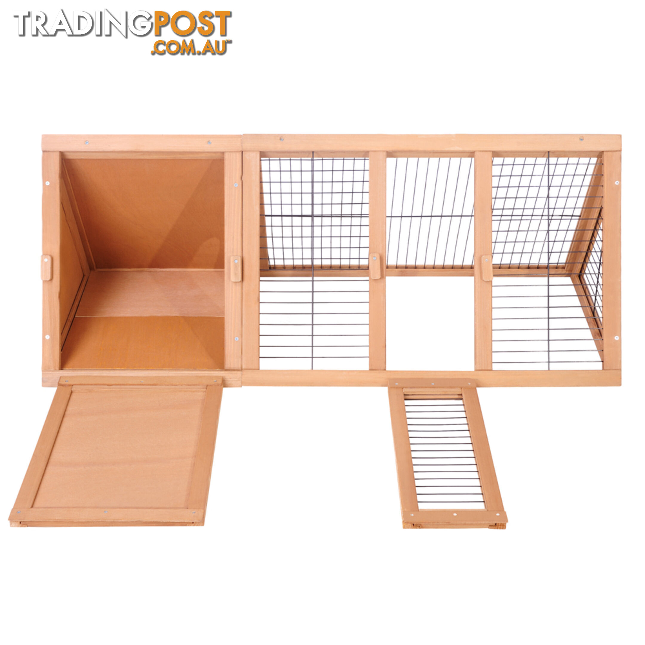 Rabbit Hutch Guinea Pig Chicken Ferret Cage Triangle