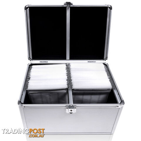 Aluminium CD DVD Bluray Storage Case Box 240 Discs SL