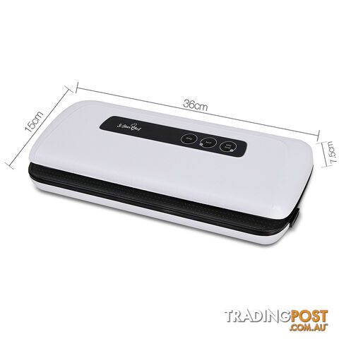 Vacuum Food Sealer Machine - White