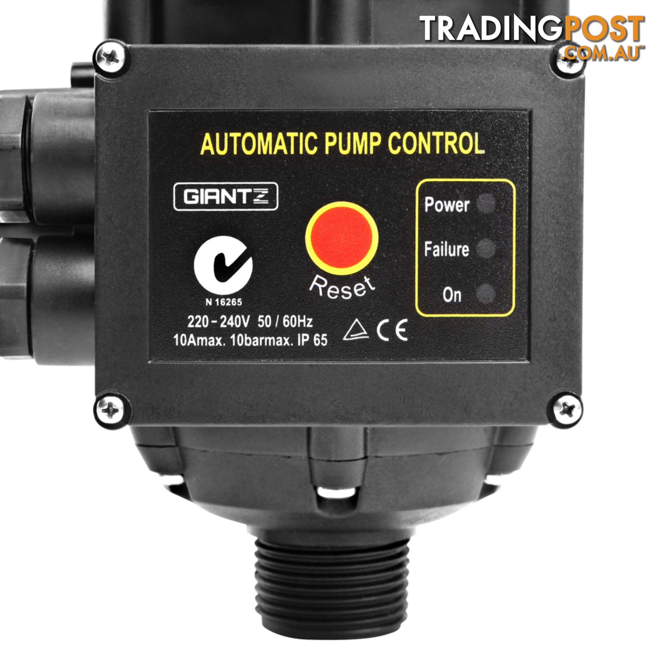 Adjustable Pressure Switch Water Pump Controller Black