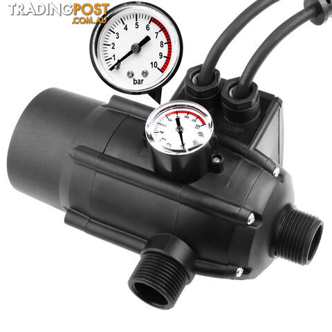 Adjustable Pressure Switch Water Pump Controller Black