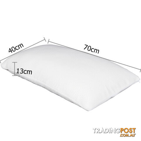 Set of 2 Deluxe Shredded Memory Foam Pillows