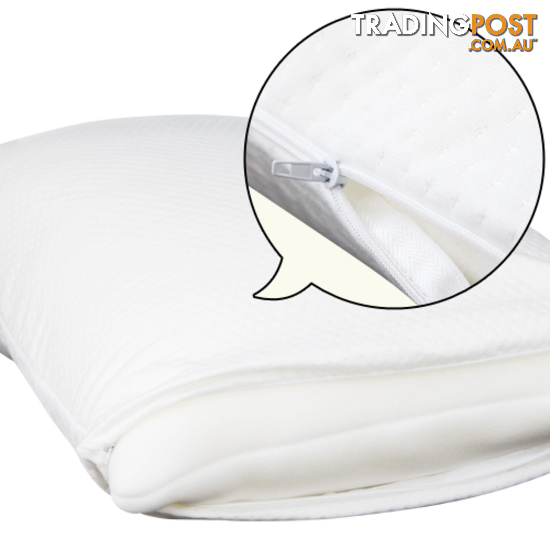 Set of 2 Deluxe Shredded Memory Foam Pillows